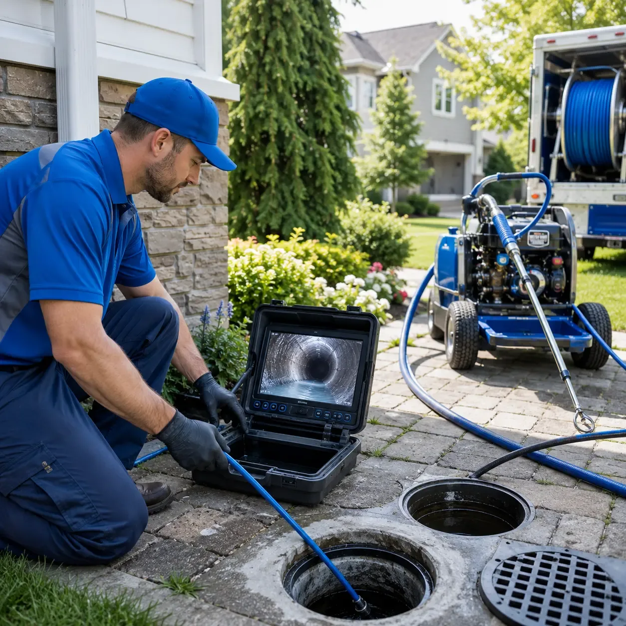 Outdoor drain cleaning professionals serving Hartshorne, OK